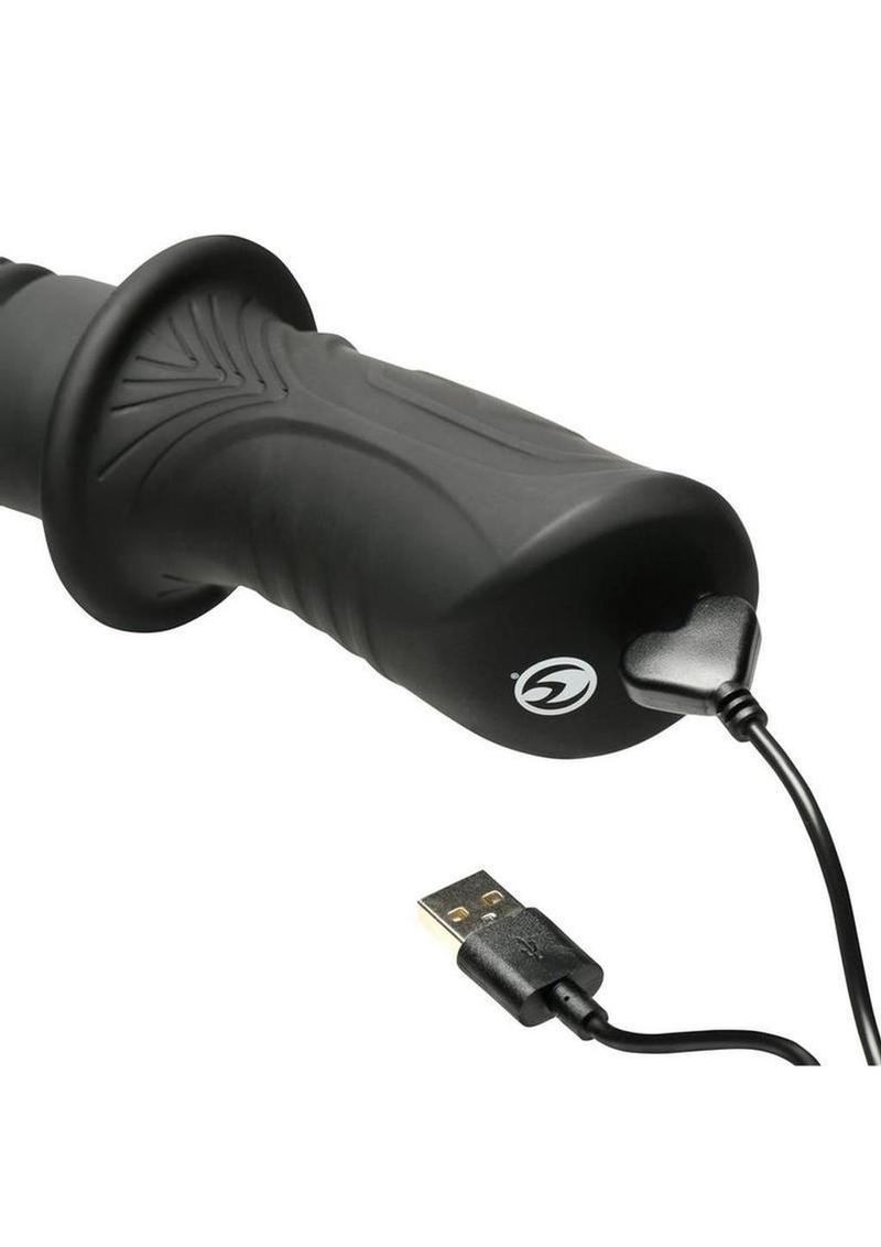 Master Series Powerful Thrusting Silicone Vibrator