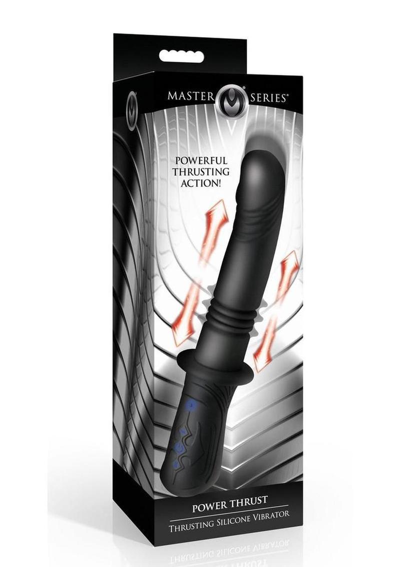 Master Series Powerful Thrusting Silicone Vibrator