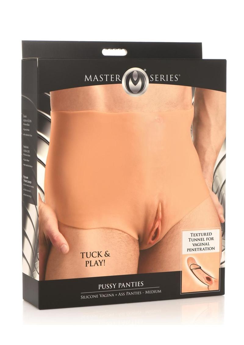 Pussy Panties Silicone Wearable Vagina & Ass Panties