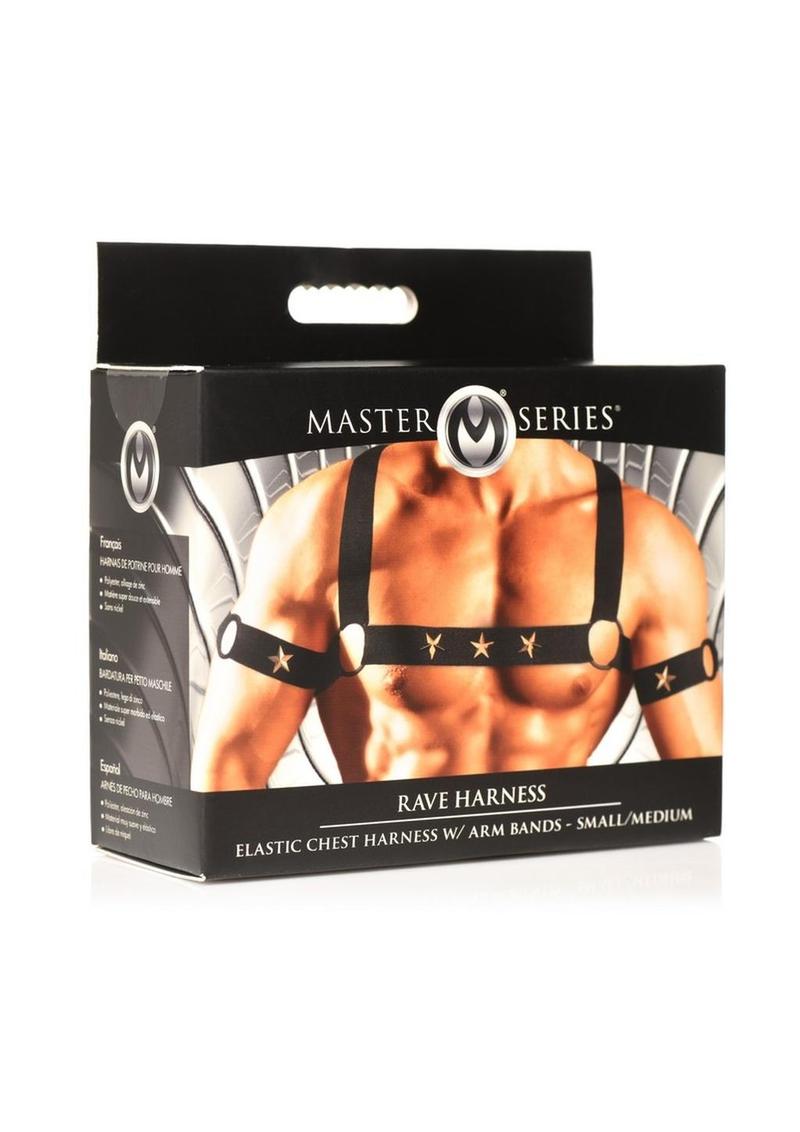 Master Series Rave Chest Harness with Arm Bands