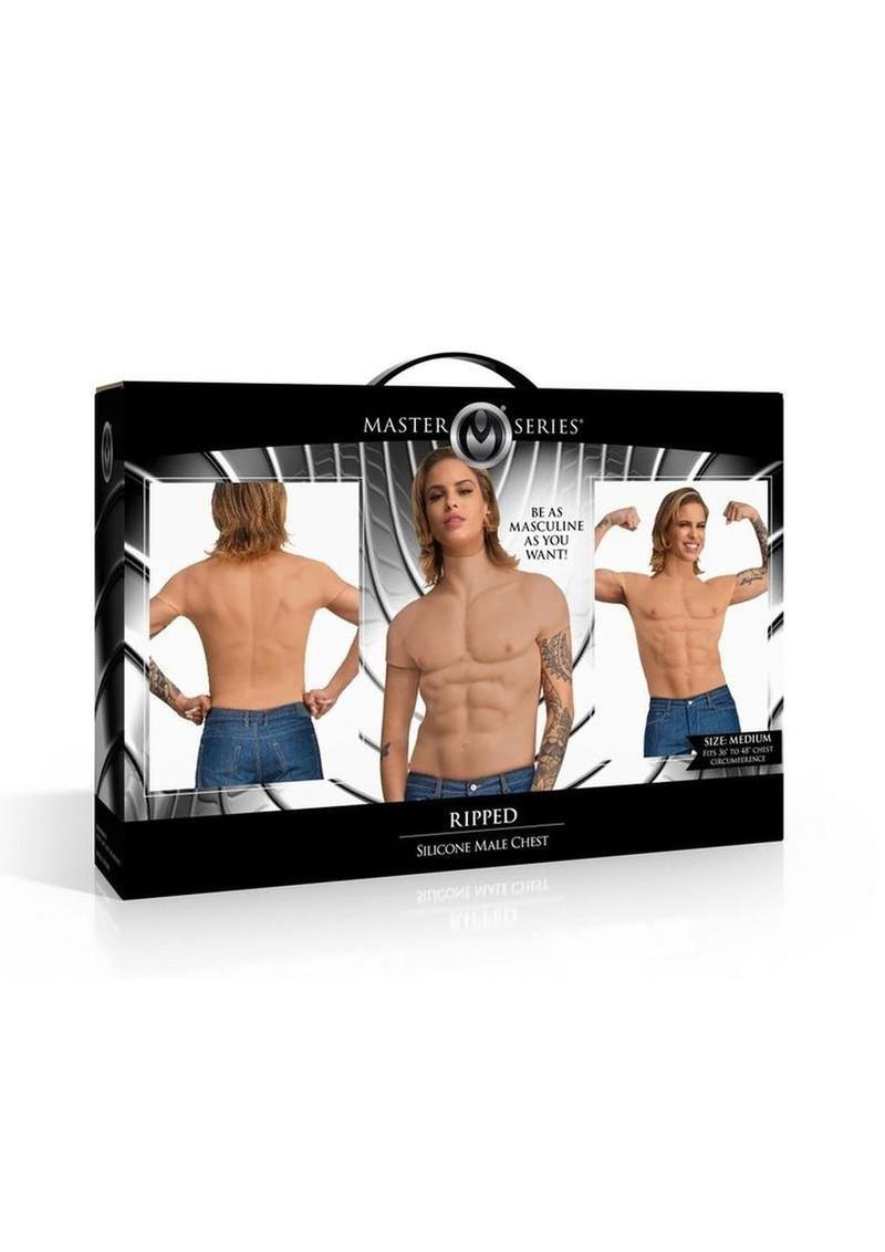 Master Series Ripped Silicone Male Chest Shirt