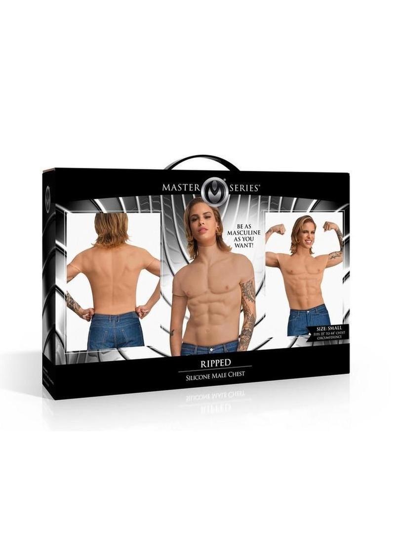 Master Series Ripped Silicone Male Chest Shirt