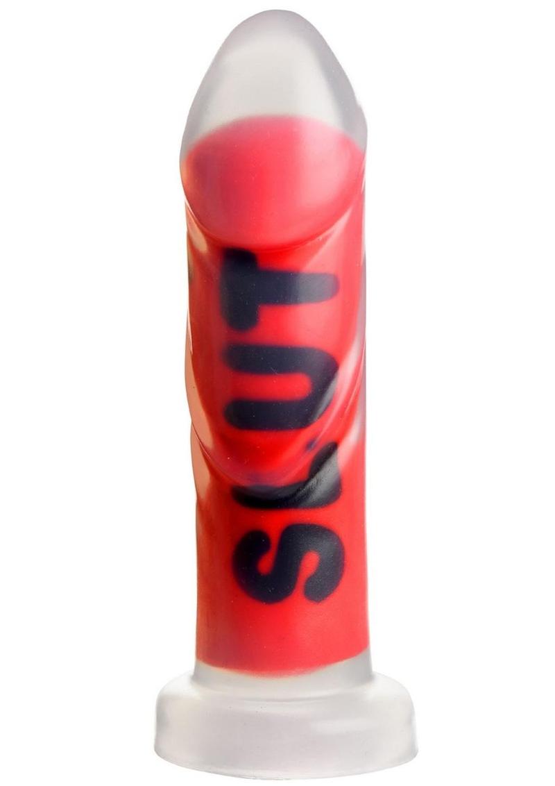 Master Series Slut Silicone Dildo Bold Vibrating Pleasure