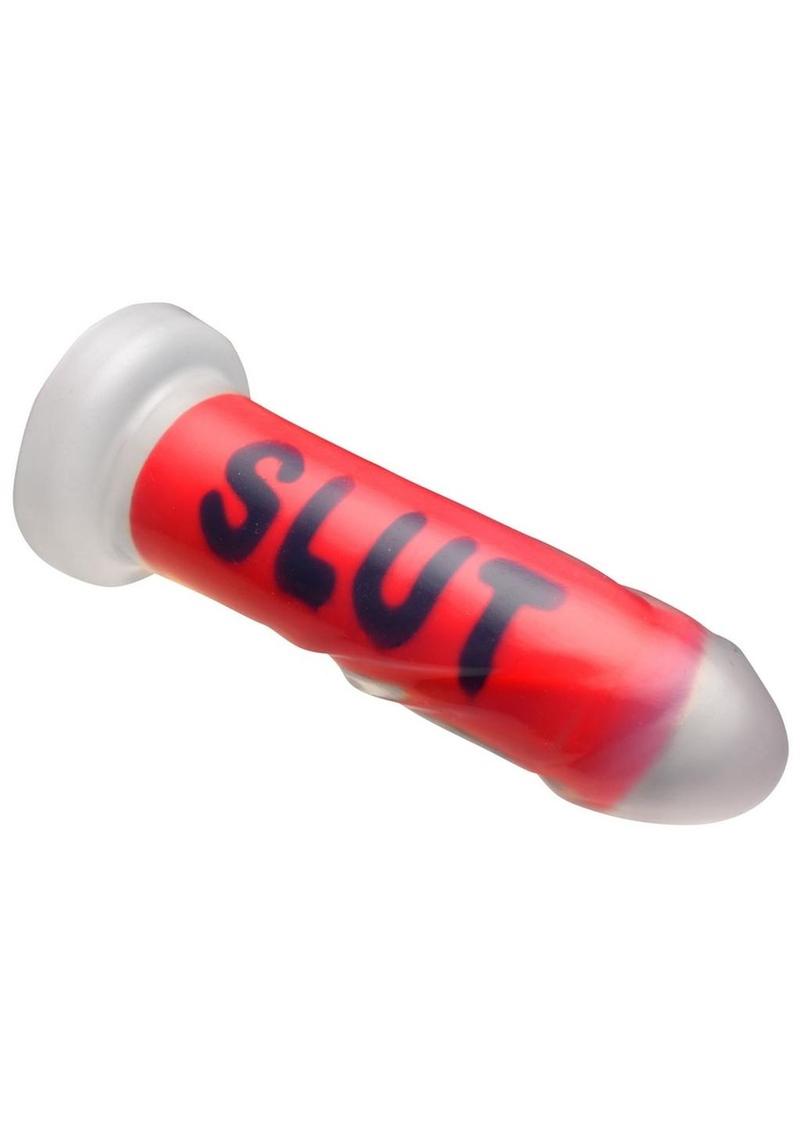 Master Series Slut Silicone Dildo Bold Vibrating Pleasure