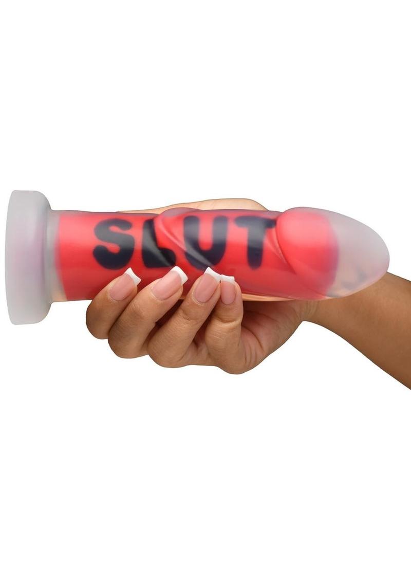 Master Series Slut Silicone Dildo Bold Vibrating Pleasure