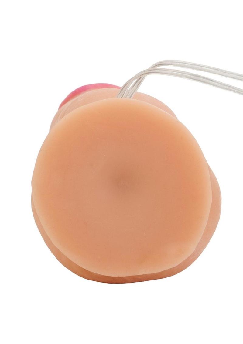 Max Vibrating Cock and Balls Dildo with Suction Cup