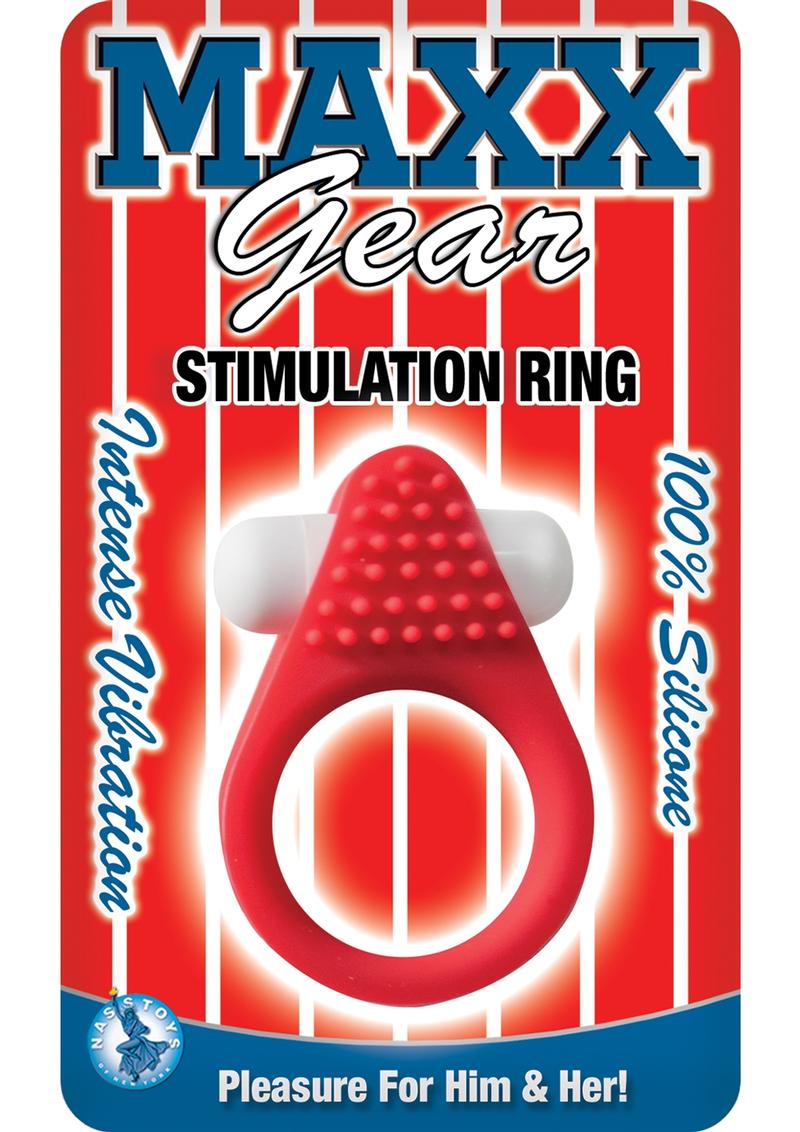 Maxx Gear Stimulation Ring Silicon Cock Ring With Intense Vibration