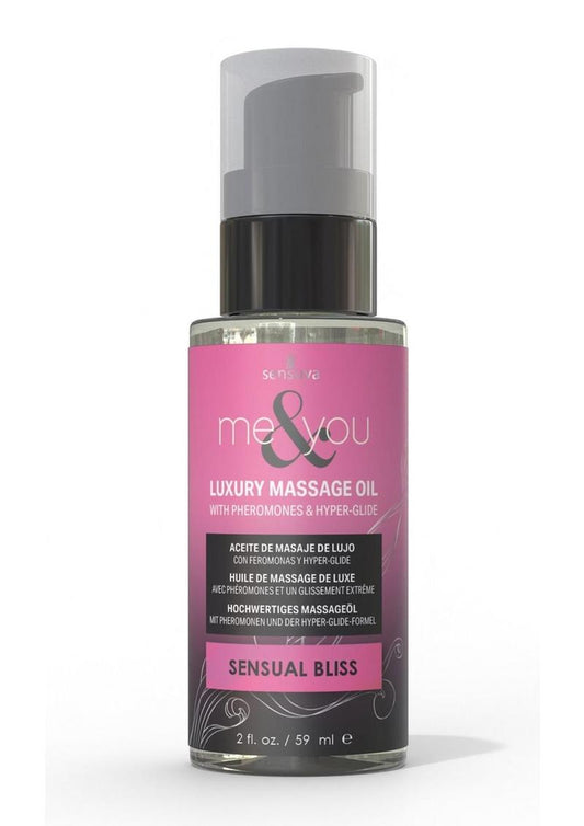 Me and You Pheromone Infused Luxury Massage Oil Sensual Bliss