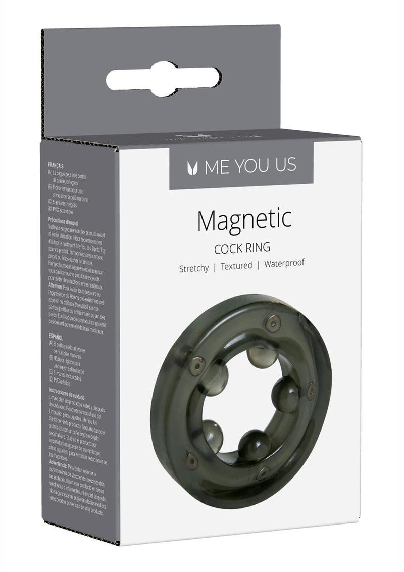 Me You Us Magnetic Cock Ring Stretchy Textured