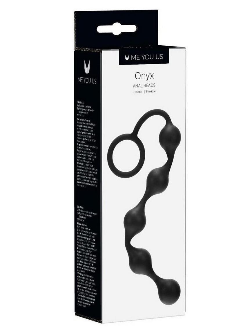 ME YOU US Onyx Silicone Anal Beads