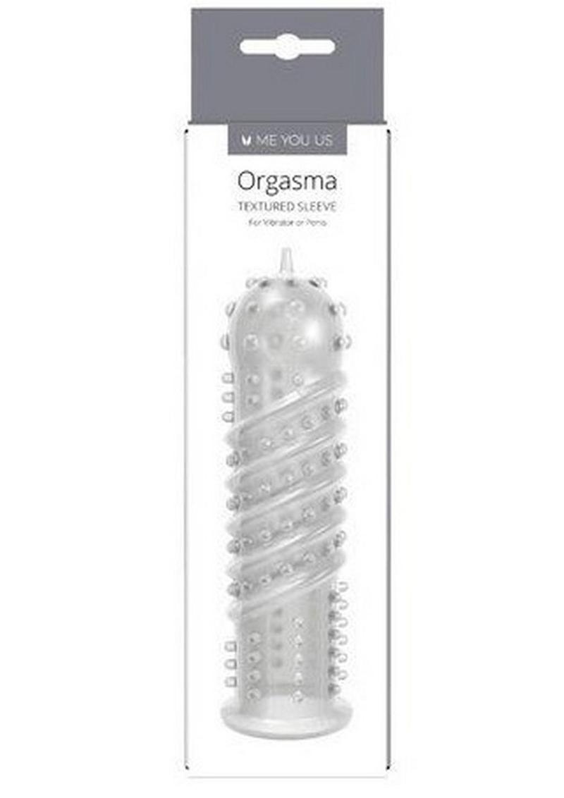 Me You Us Orgasma Textured Sleeve for Penis Vibrator
