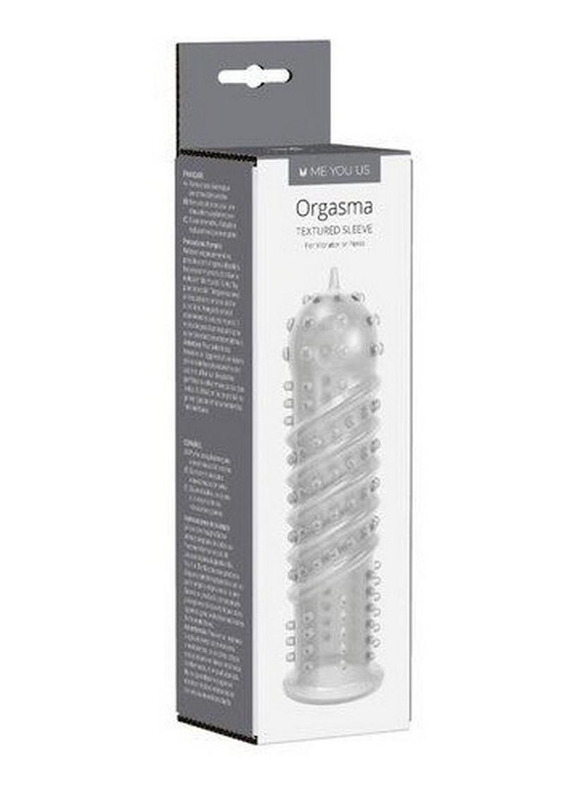 Me You Us Orgasma Textured Sleeve for Penis Vibrator