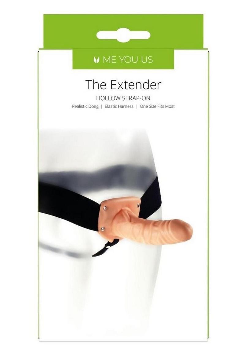 ME YOU US The Extender Hollow Realistic Dong Strap-On