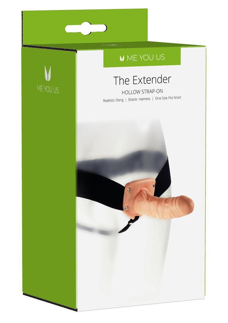 ME YOU US The Extender Hollow Realistic Dong Strap-On