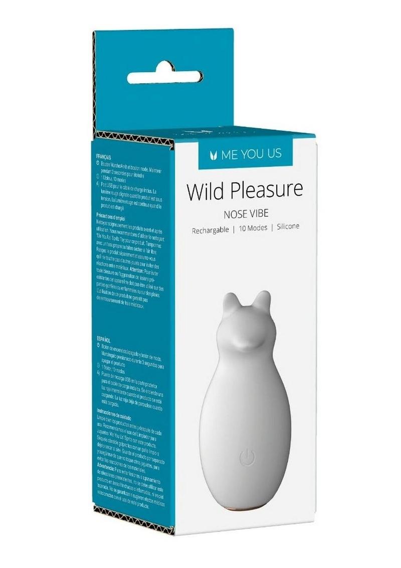 Me You Us Wild Pleasure Nose Vibe 10 Mode Silicone Stimulator