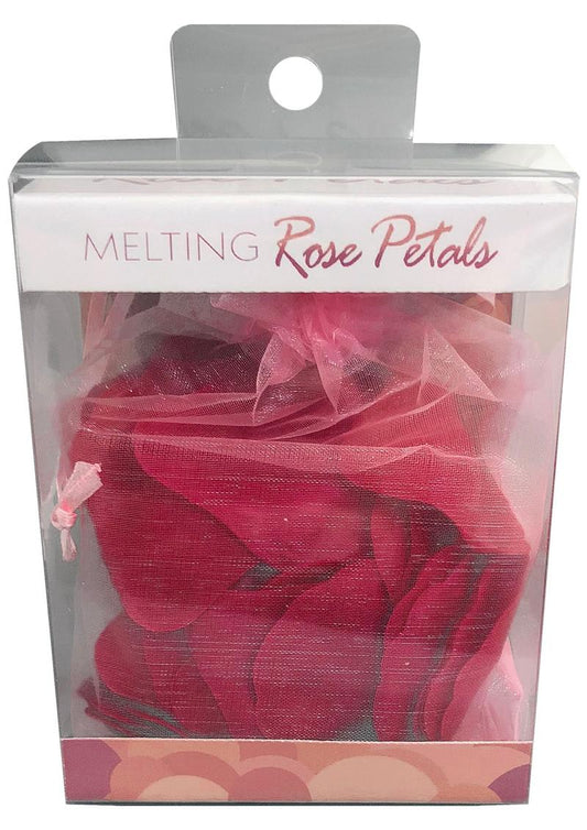 Melting Rose Petals Romantic Rose Petal Sachet in Pink Mesh Bag