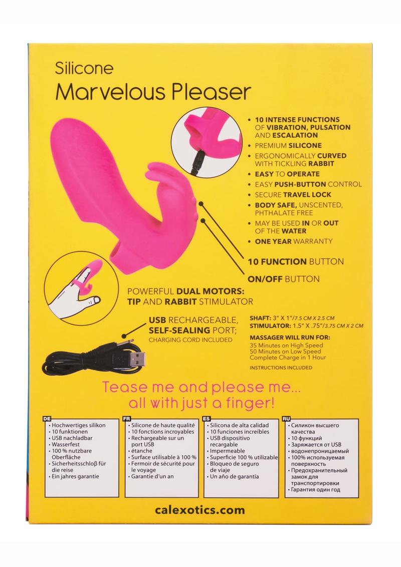 Marvelous Pleaser Silicone  Finger Massager