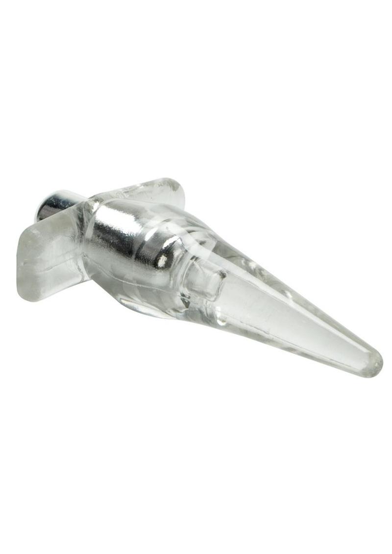 CalExotics Mini Vibro Tease Clear Vibrating Butt Plug