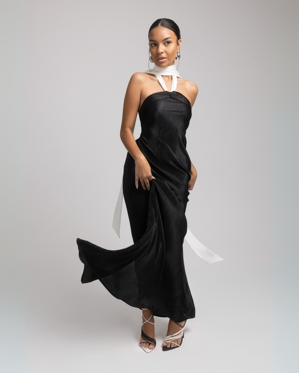 Monaco Maxi Dress - Plisse