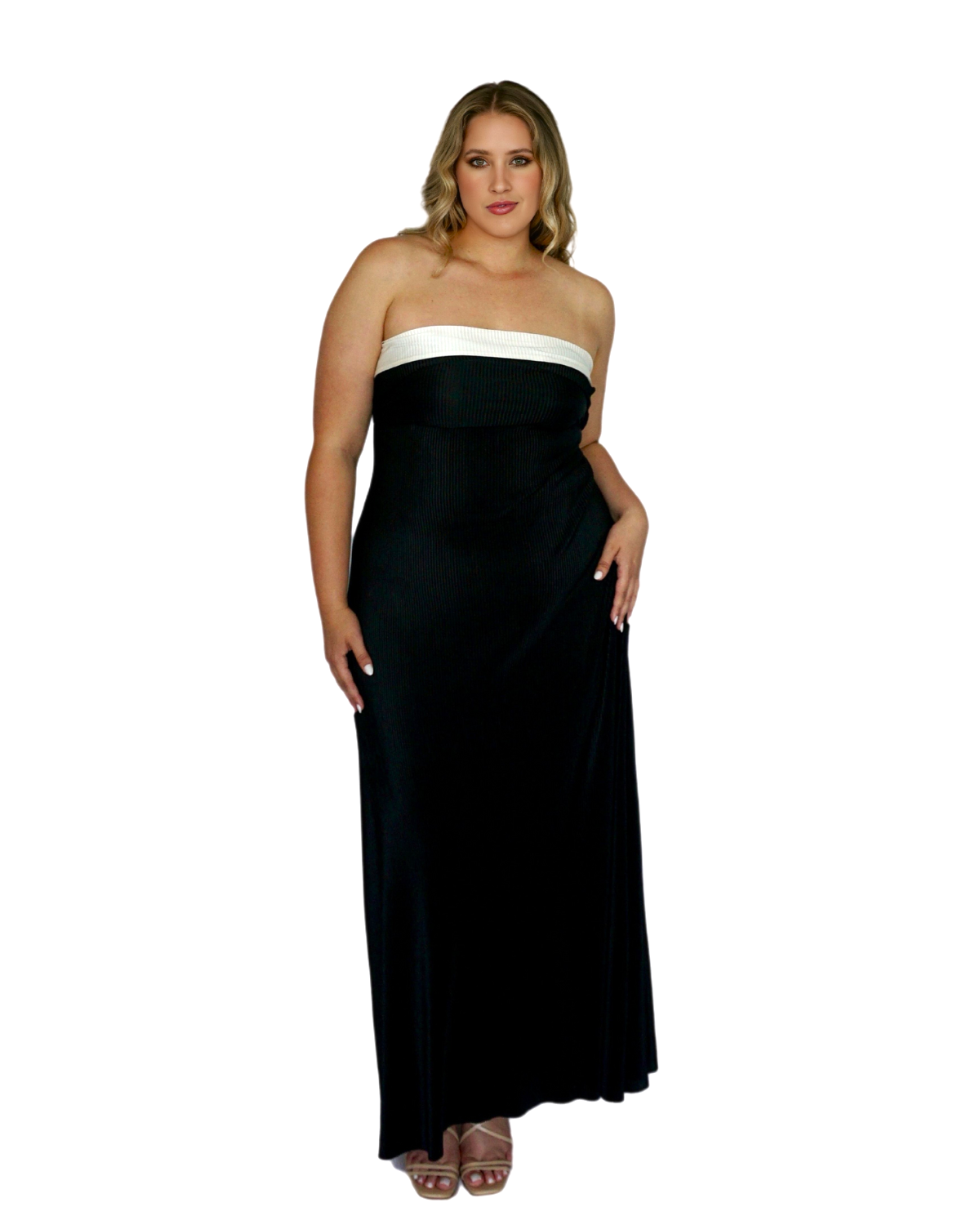 Monaco Maxi Dress - Plisse