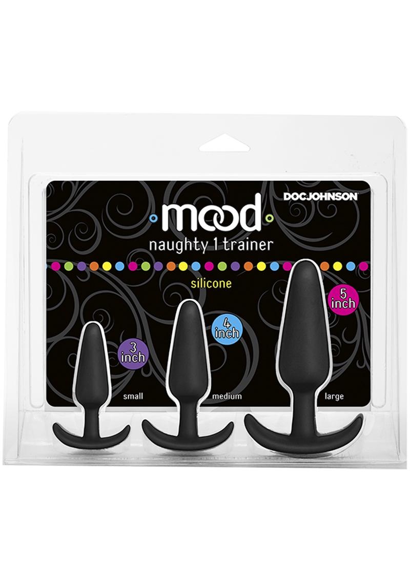 Mood Naughty 1 Trainer Silicone Anal Plug 3 Piece Set