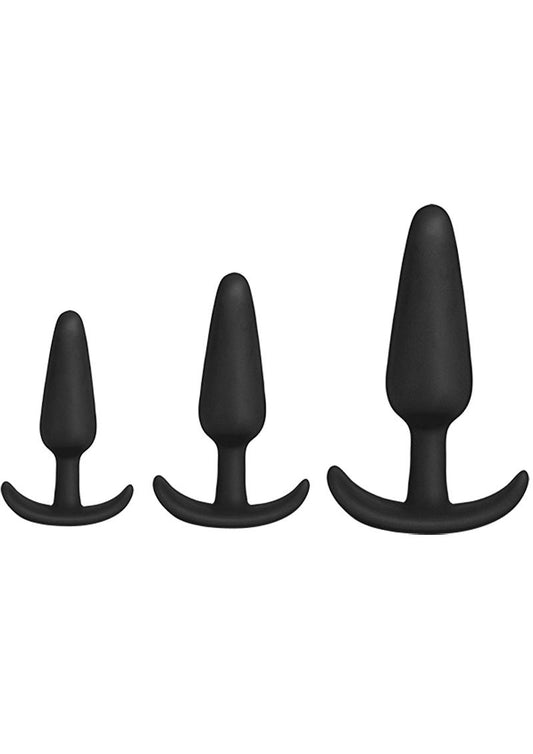 Mood Naughty 1 Trainer Silicone Anal Plug 3 Piece Set