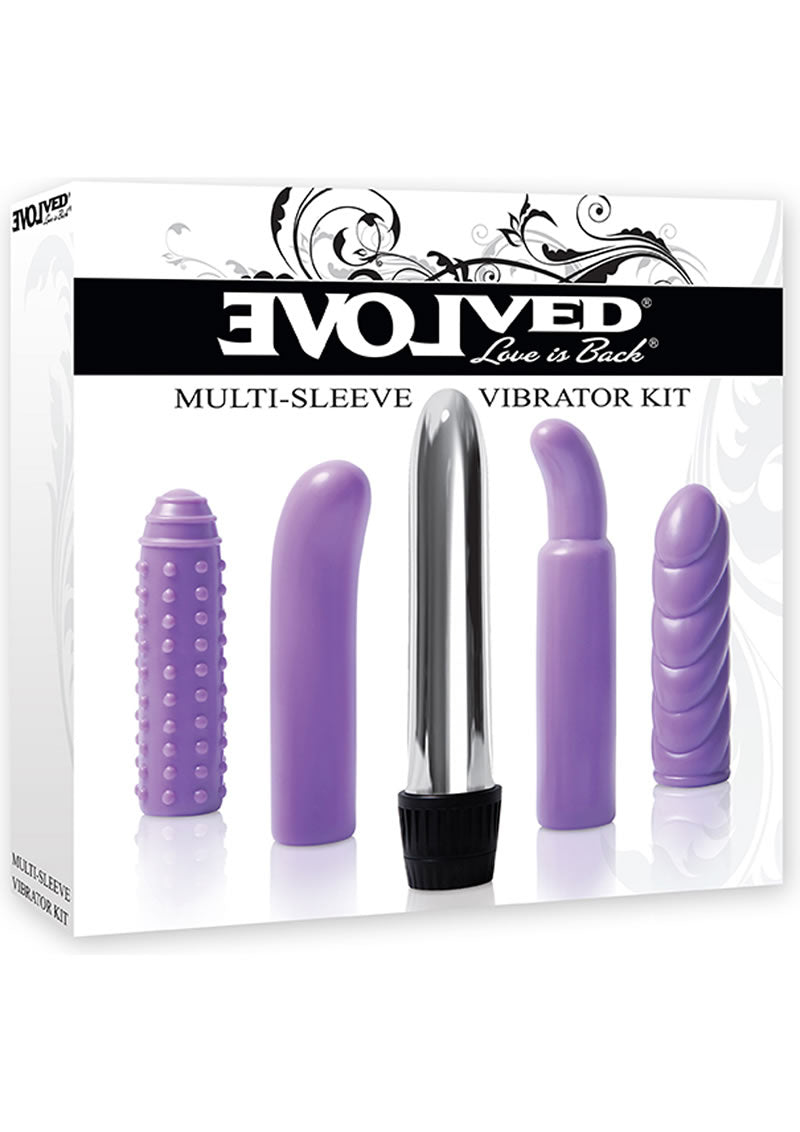 Evolved Multi-Sleeve Vibrator Kit Versatile Pleasure Set