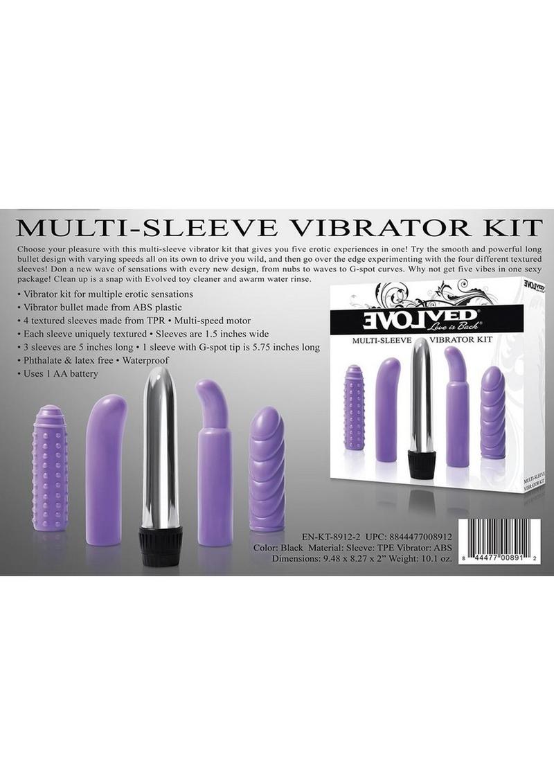 Evolved Multi-Sleeve Vibrator Kit Versatile Pleasure Set