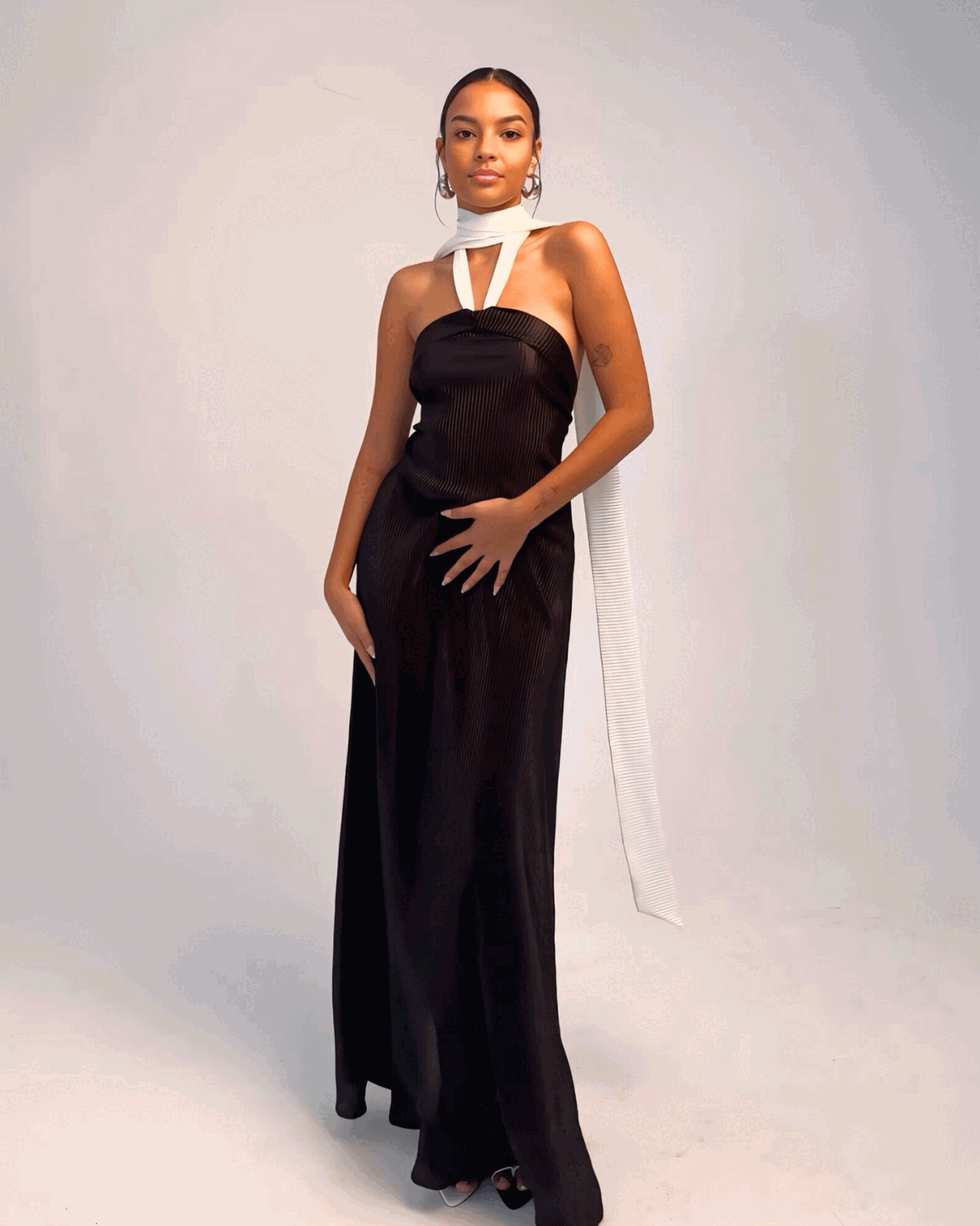 Monaco Maxi Dress - Plisse