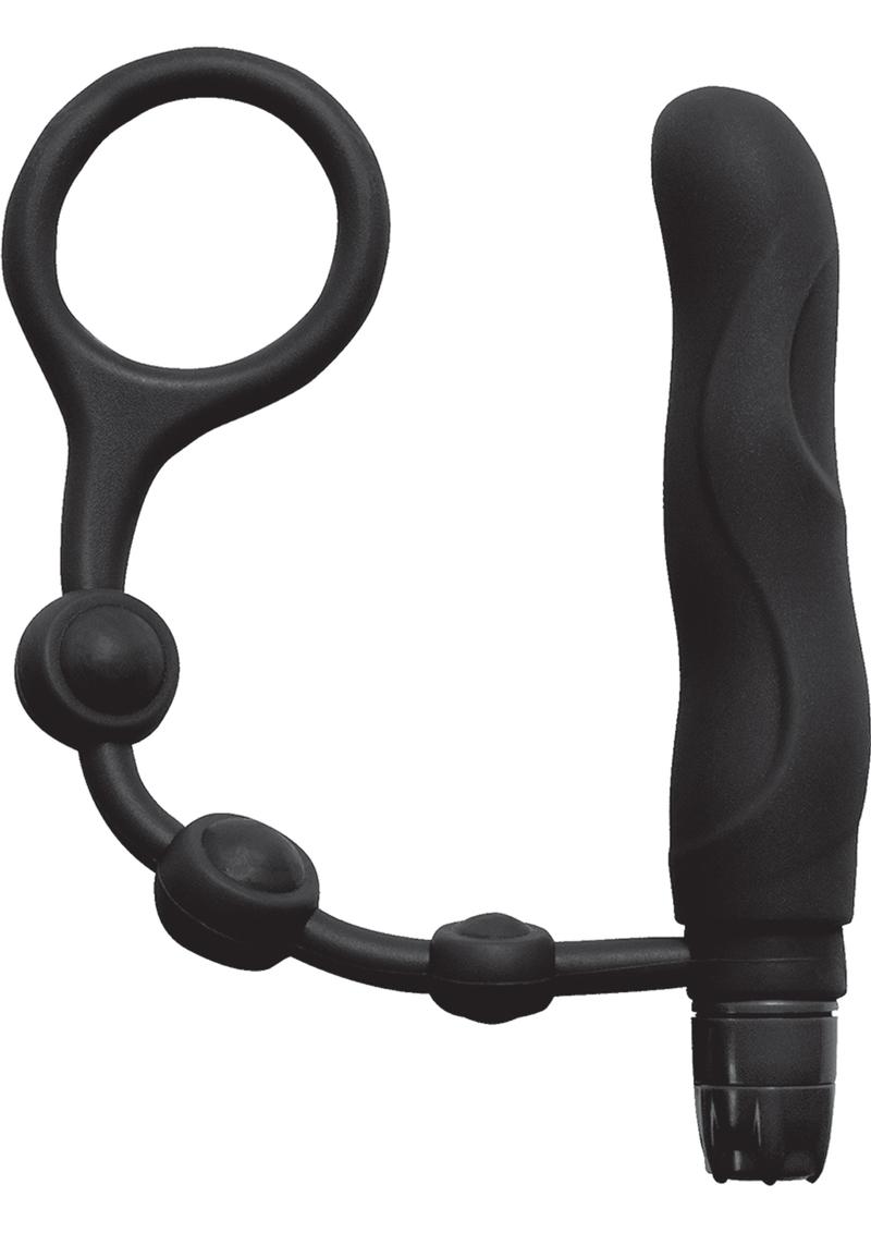 My Cock Ring Silicone Cock with Vibrating Ass Blaster Butt Plug