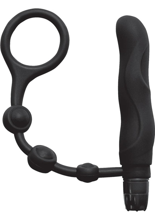 My Cock Ring Silicone Cock with Vibrating Ass Blaster Butt Plug