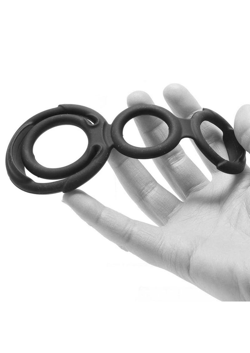 My Cockring Double Loop Silicone Cockring  for Enhanced Firmness
