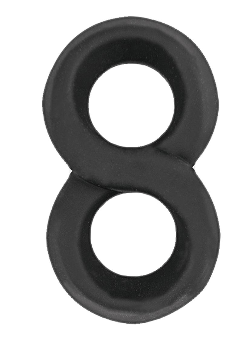 My Cock Ring Figure Eight Cock And Scrotum Silicone Ring
