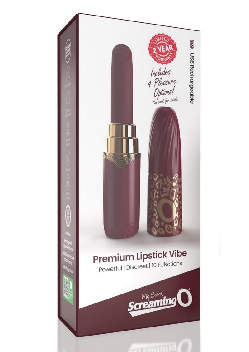 My Secret Premium Lipstick Vibrator 10 Functions And Discreet Pleasure