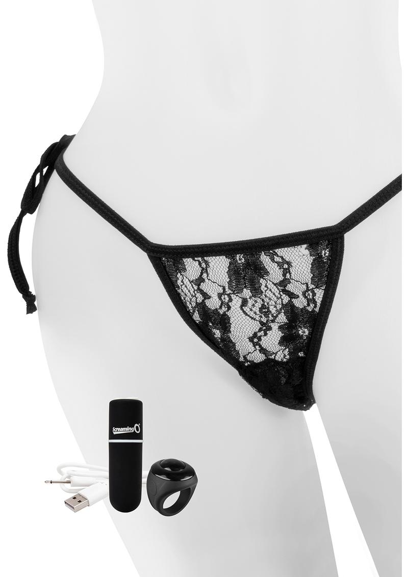 Screaming My Secret USB Rechargeable Panty Vibe Set