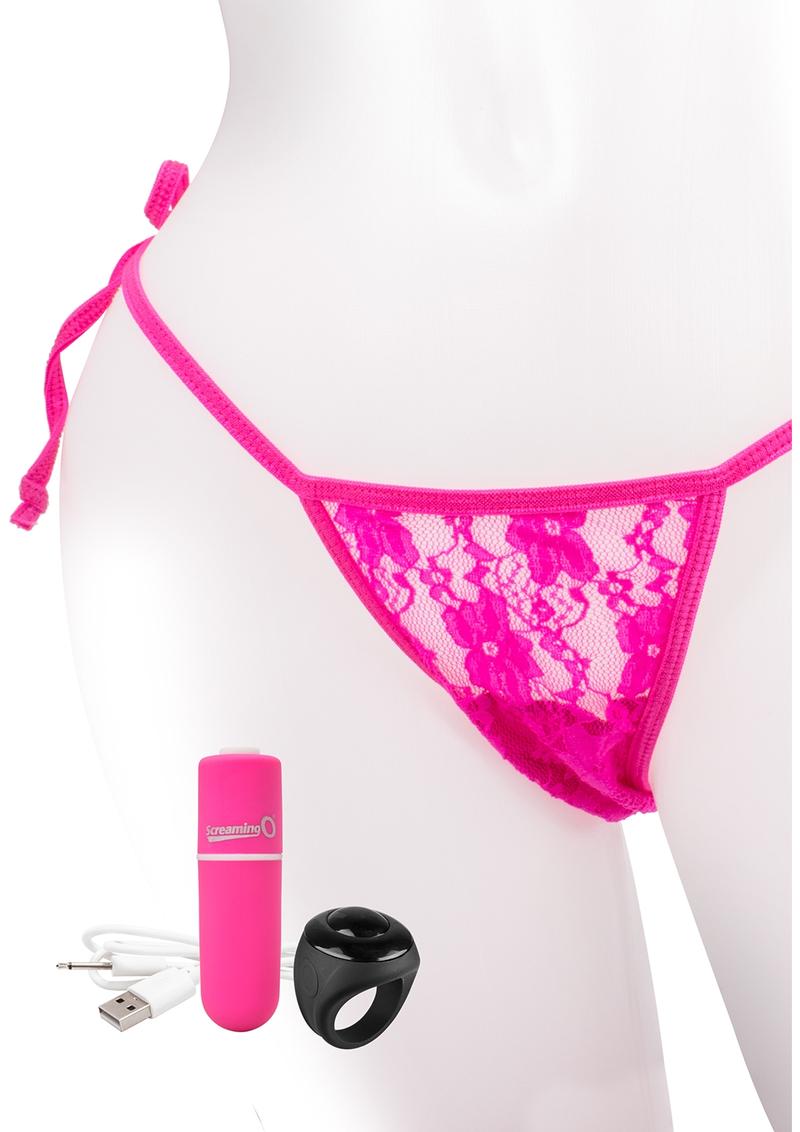 Screaming My Secret USB Rechargeable Panty Vibe Set