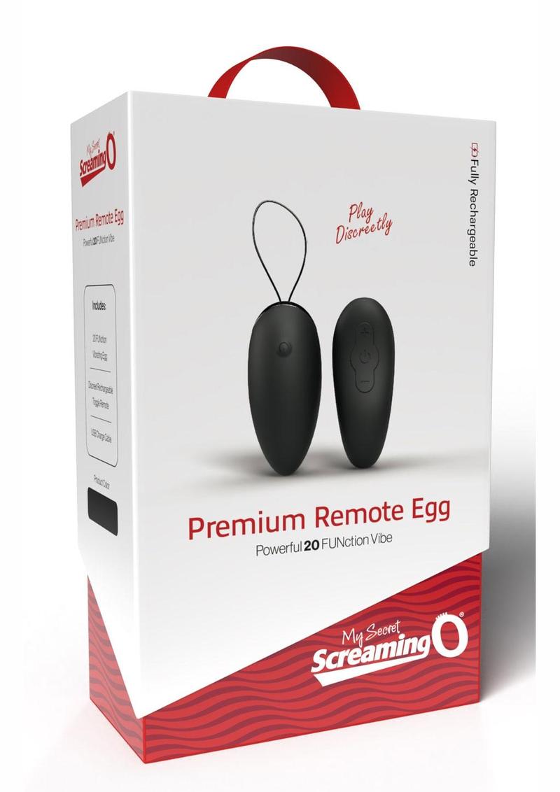 My Secret Screaming O Premium Rechargeable Silicone Egg with Remote Control