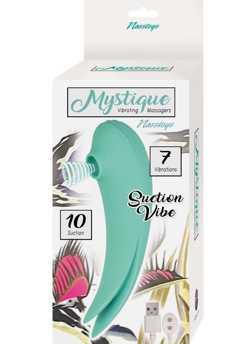 Mystique Suction Vibe Rechargeable Silicone Massager