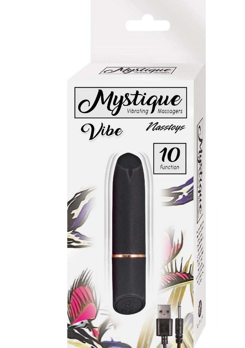 Mystique Vibrating Massager Rechargeable Silicone Vibrator