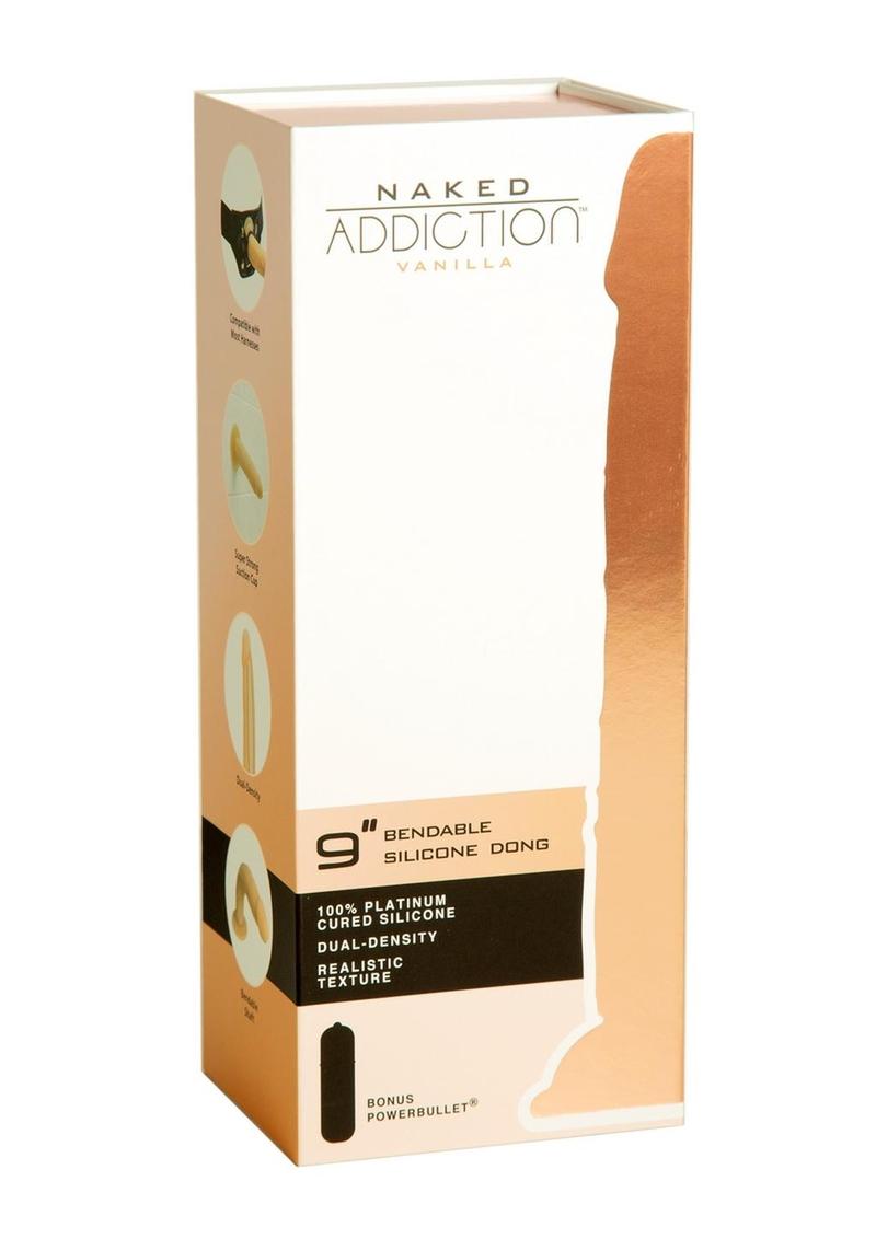 Naked Addiction Bendable Silicone Dual-Density Dong