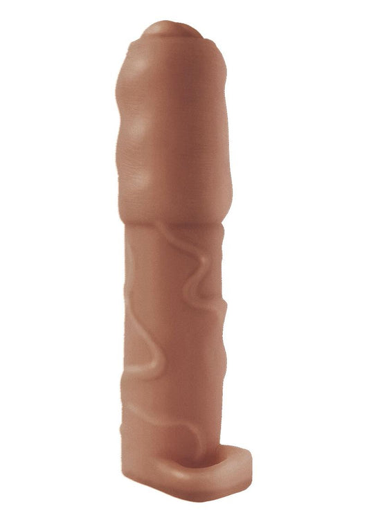 Natural Realskin Vibrating Uncircumcised Penis Extender