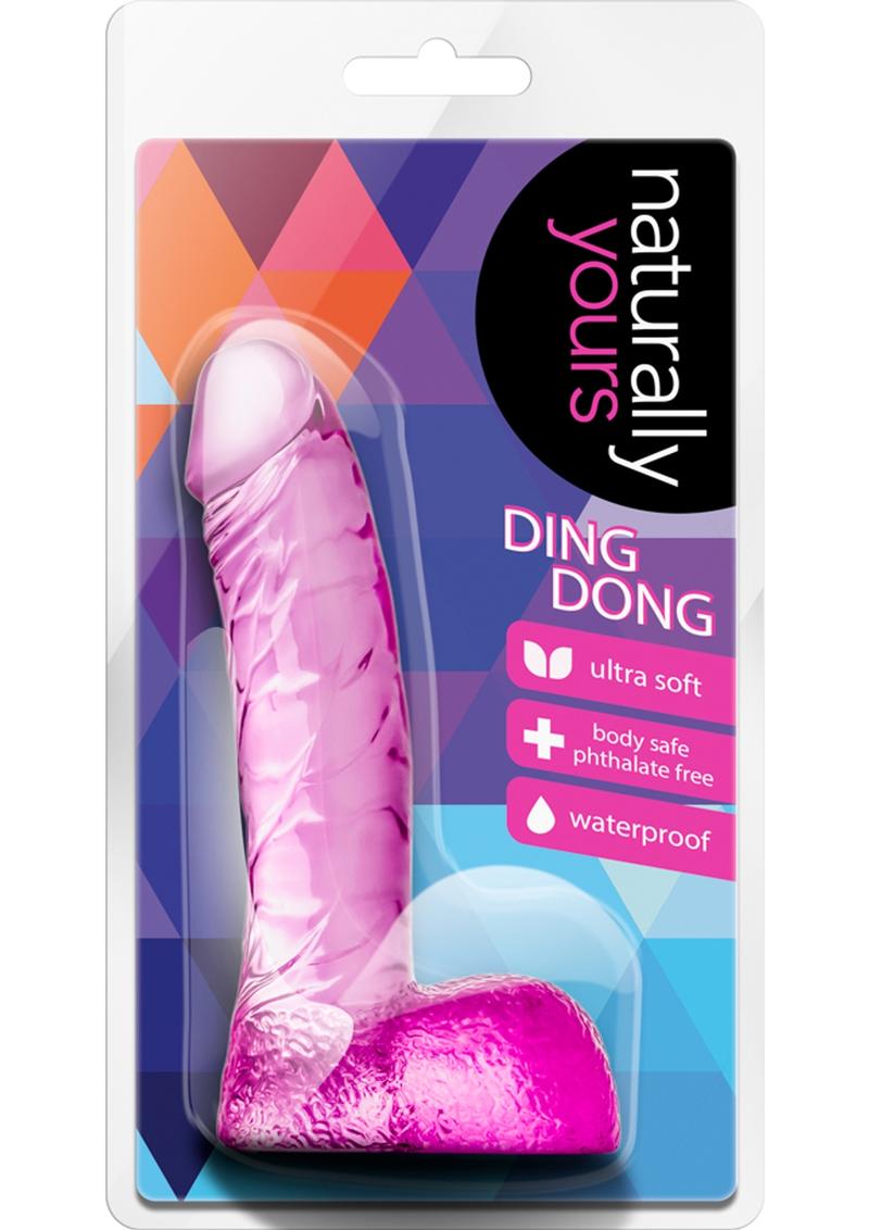 Naturally Yours Ding Dong Dildo With Balls