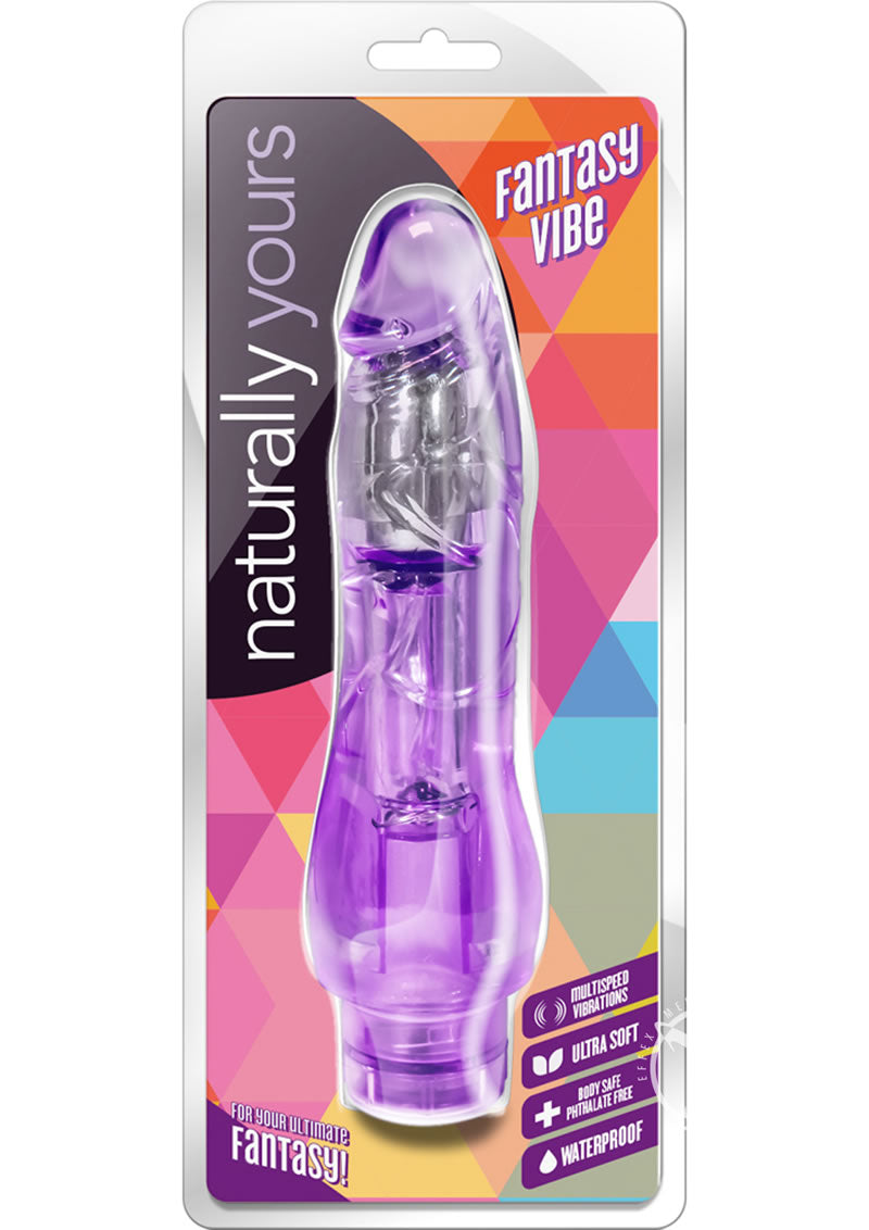Naturally Yours Fantasy Vibe Vibrating Silicone Dildo
