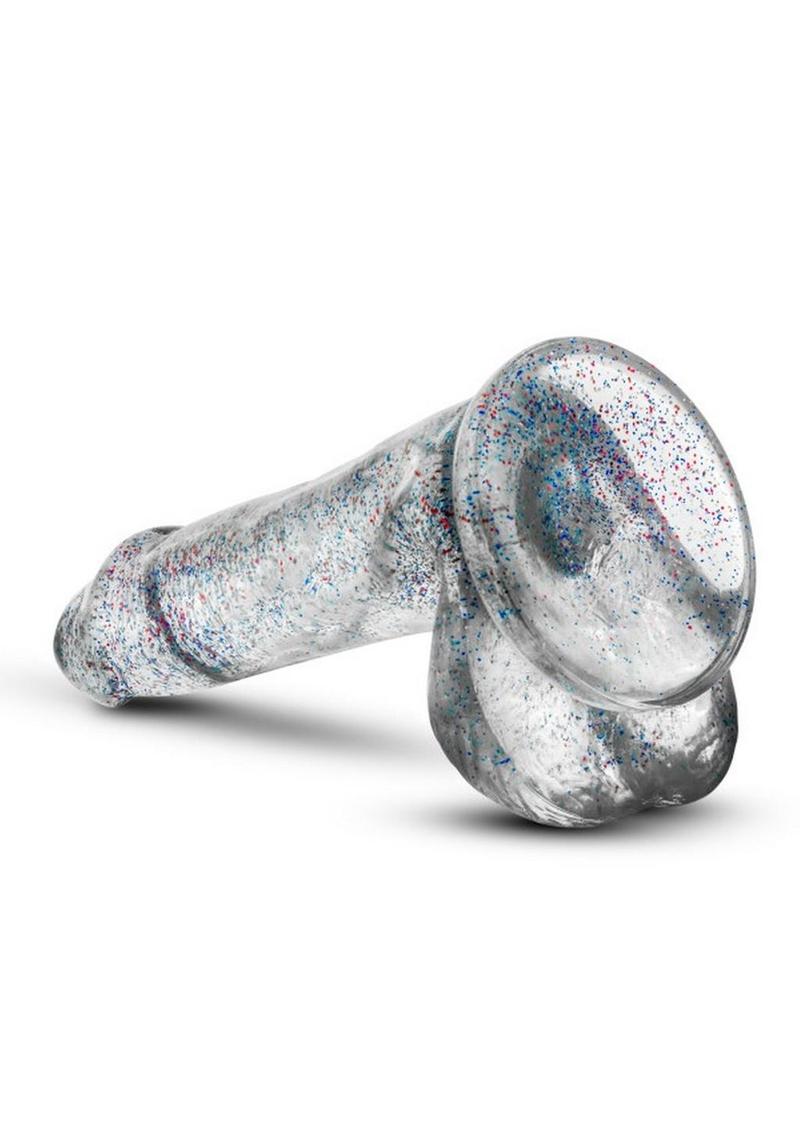 Naturally Yours Glitter Dildo With Balls