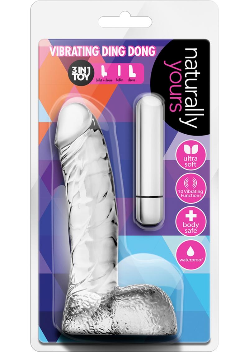 Naturally Yours Vibrating Ding Dong Dildo
