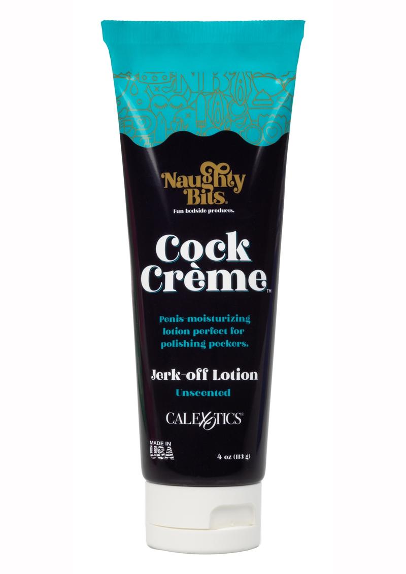 Naughty Bits Cock Crème Unscented Water-Based Jerk-Off Lotion