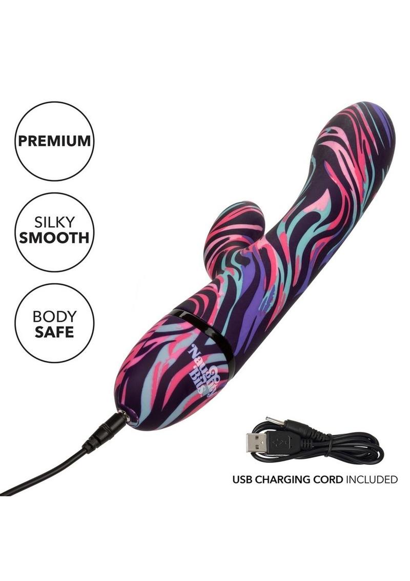 Naughty Bits Ménage à Moi USB-Powered Silicone Twin Wand