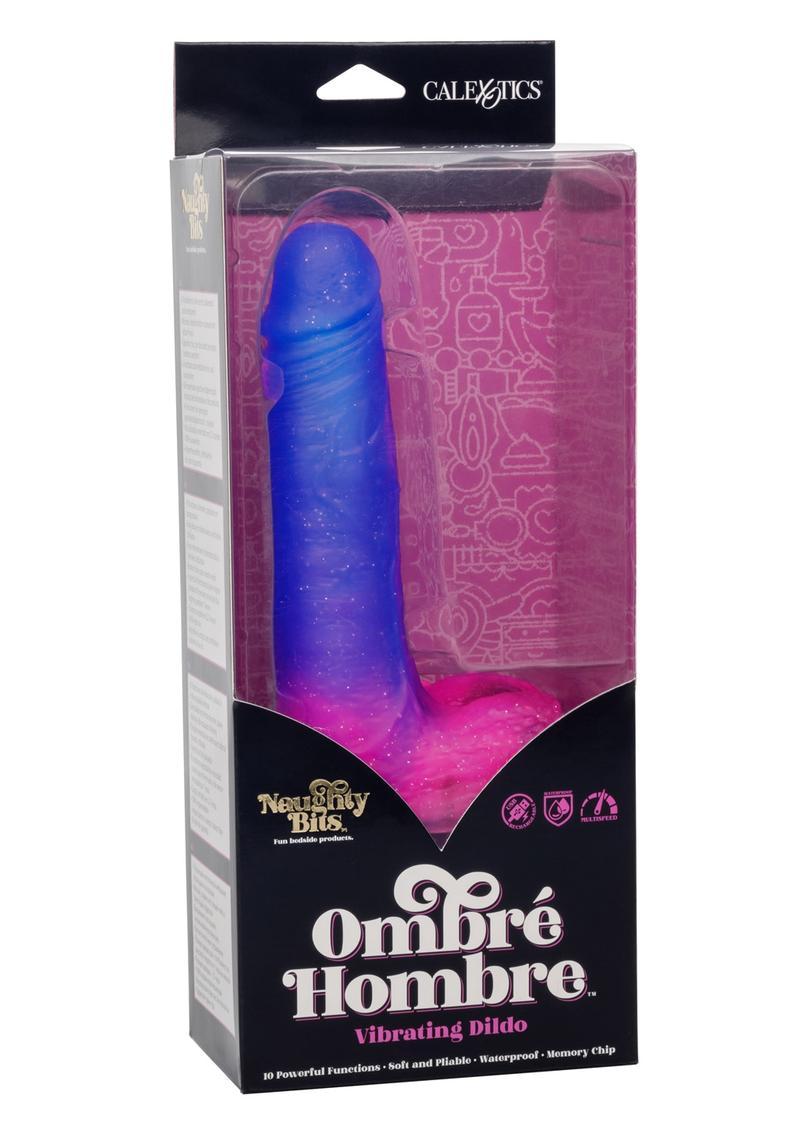 Ombre Hombre Vibrating Dildo With 10 Powerful Functions