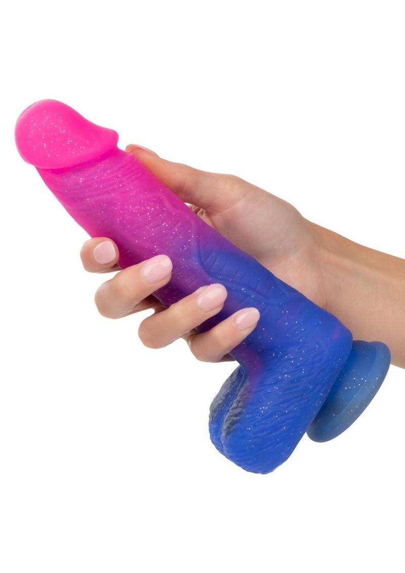Naughty Bits Ombre Hombre XL Waterproof Silicone Vibrating Dildo