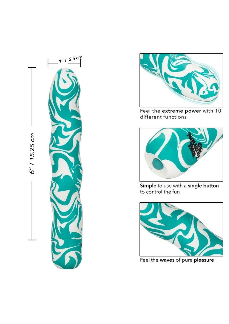 CalExotics Naughty Bits Squiggle Dick Personal Vibrator 10 Functions